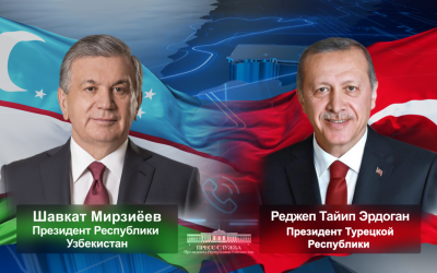 Leaders of Uzbekistan and Turkey talk over the phone