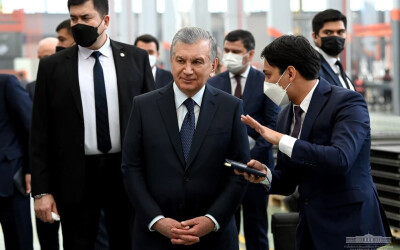 Shavkat Mirziyoyev visits new enterprises in Tashkent’s Technopark Shavkat Mirziyoyev visits new enterprises in Tashkent’s Technopark