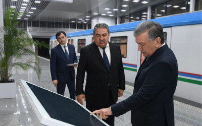 Строительство первых станций надземного метро Ташкента завершено