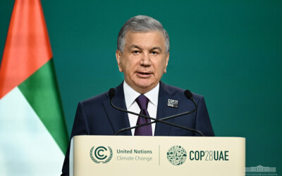 O‘zbekiston Prezidenti iqlim sohasidagi global kun tartibi doirasida qator muhim tashabbuslarni ilgari surdi O‘zbekiston Prezidenti iqlim sohasidagi global kun tartibi doirasida qator muhim tashabbuslarni ilgari surdi