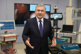 Президент посетил новые медицинские центры