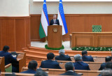 President.uz: The President takes part in the Senate general session 