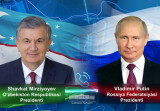 Лидеры Узбекистана и России рассмотрели актуальные вопросы взаимовыгодного сотрудничества