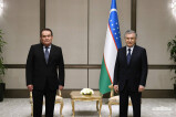 The President of Uzbekistan receives the Secretary General of the Turkic Council