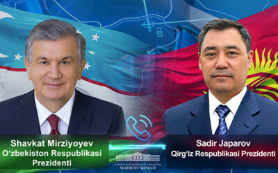 Состоялся телефонный разговор Президентов Узбекистана и Кыргызстана