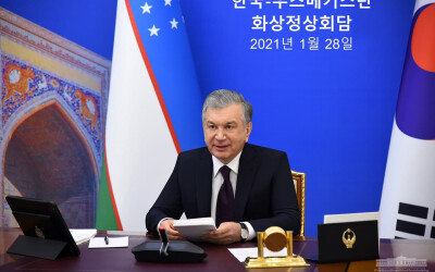 Состоялся саммит Президентов Узбекистана и Кореи