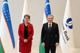 Президент Узбекистана и глава ЕБРР обсудили перспективы развития полномасштабного сотрудничества